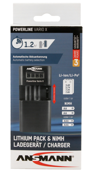 ANSMANN CHARGER LI-ION PACKS