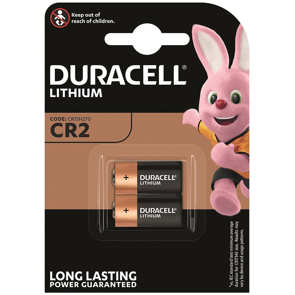 DURACELL CR2 LITHIUM 3V BL2