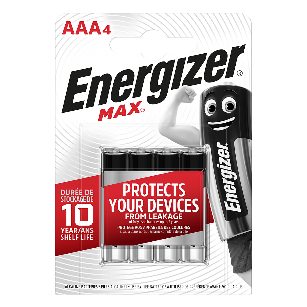 ENERGIZER E92 MAX- LR3 AAA 1,5V /4