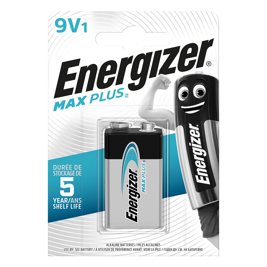 ENERGIZ 6LR61 9V MAX PLUS BL1