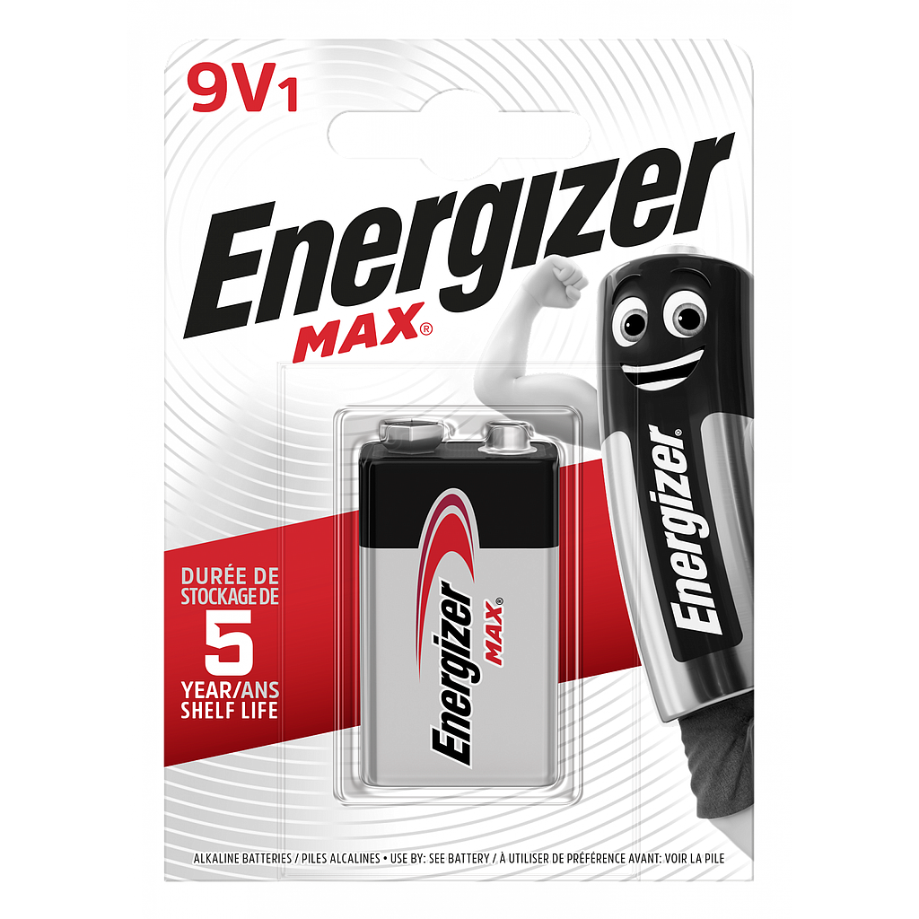 ENERGIZ 1-522 MAX - 6LR61 9V.