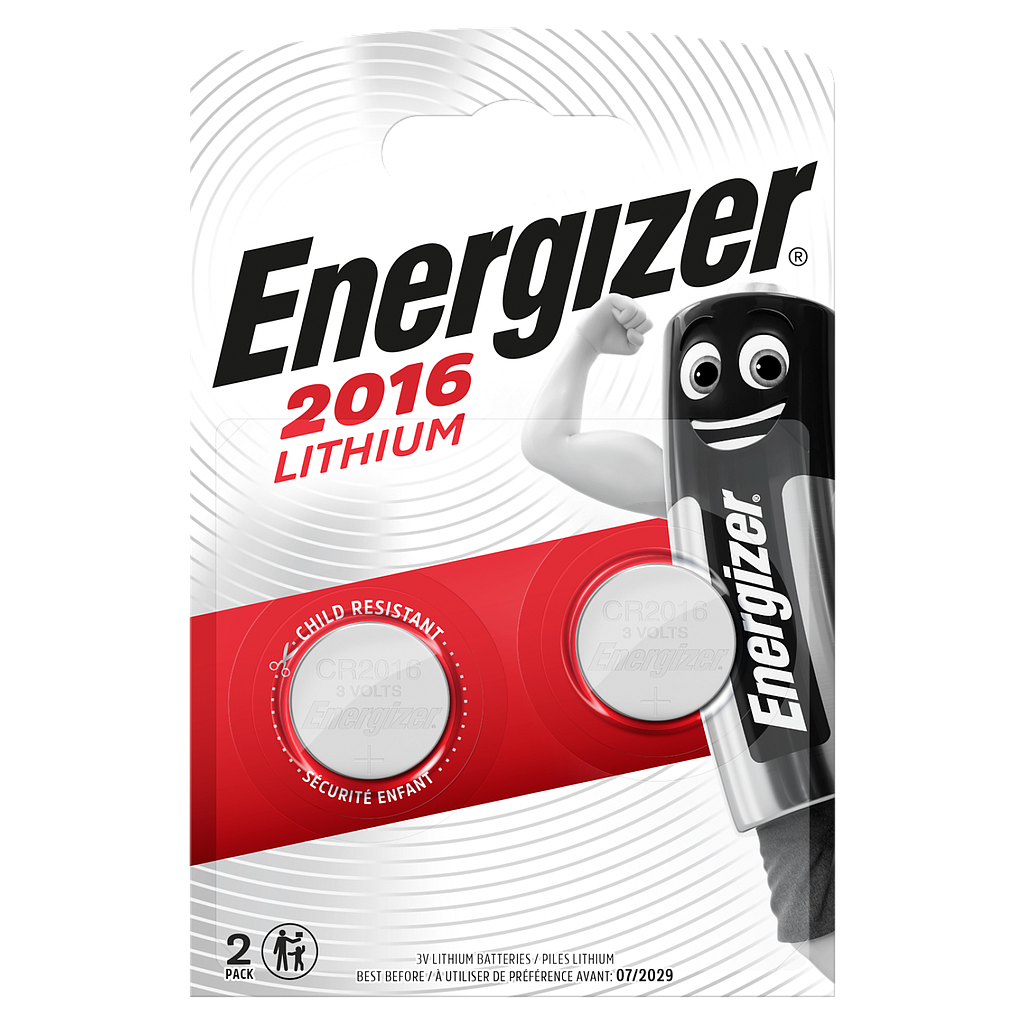 ENERGIZER CR2016 LIT 3V BL/2