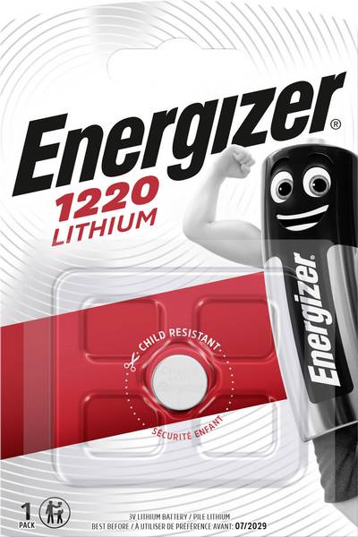 ENERGIZER CR1220 LITHIUM 3V