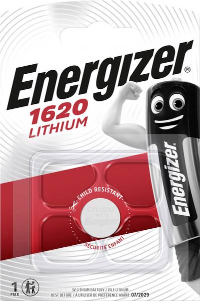 ENERGIZER CR1620 LITHIUM 3V