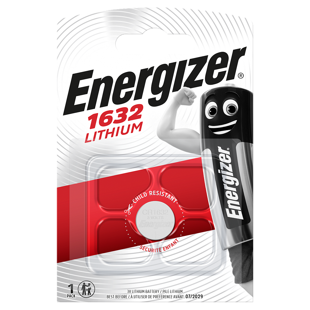 ENERGIZER CR1632 LITHIUM 3V