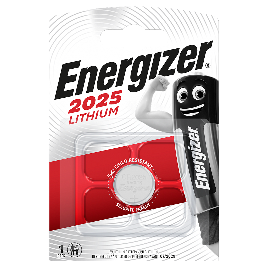 ENERGIZER CR2025 LITHIUM 3V