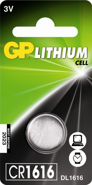 GP CR1616 LITHIUM 3V
