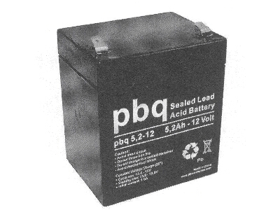 SEALD LEAD BAT.5.2AH-12VOLT