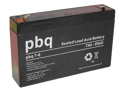 SEALD LEAD BAT.7AH-6VOLT
