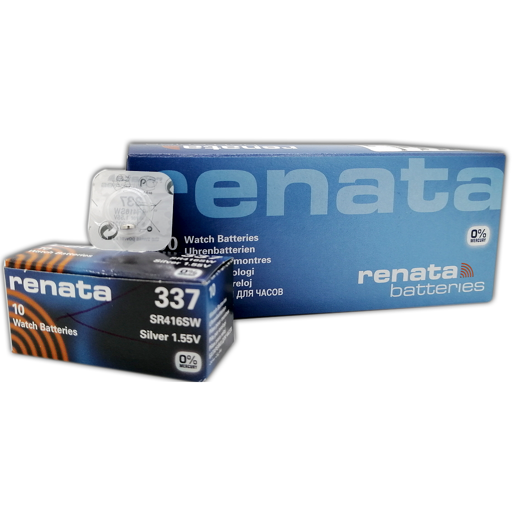 RENATA WATCH.BATT.337 SILV.L.D