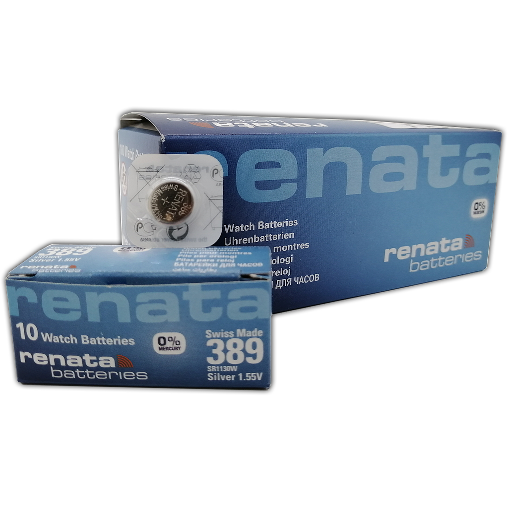 RENATA WATCH.BATT.389 SILV.H.D