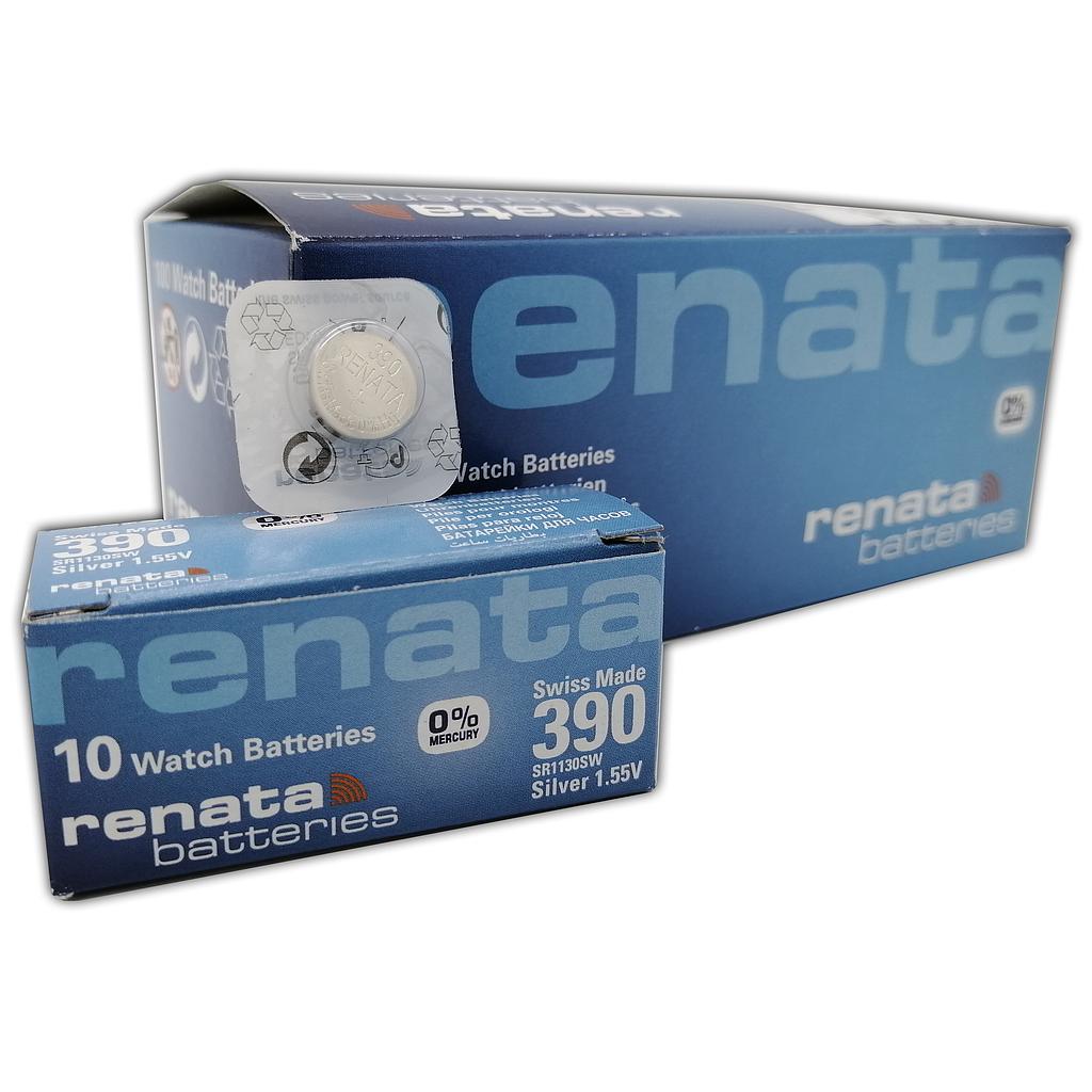 RENATA WATCH.BATT.390 SILV.L.D