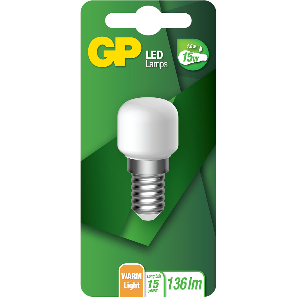 GP AMPOU REFRIG E14 1.6W T25