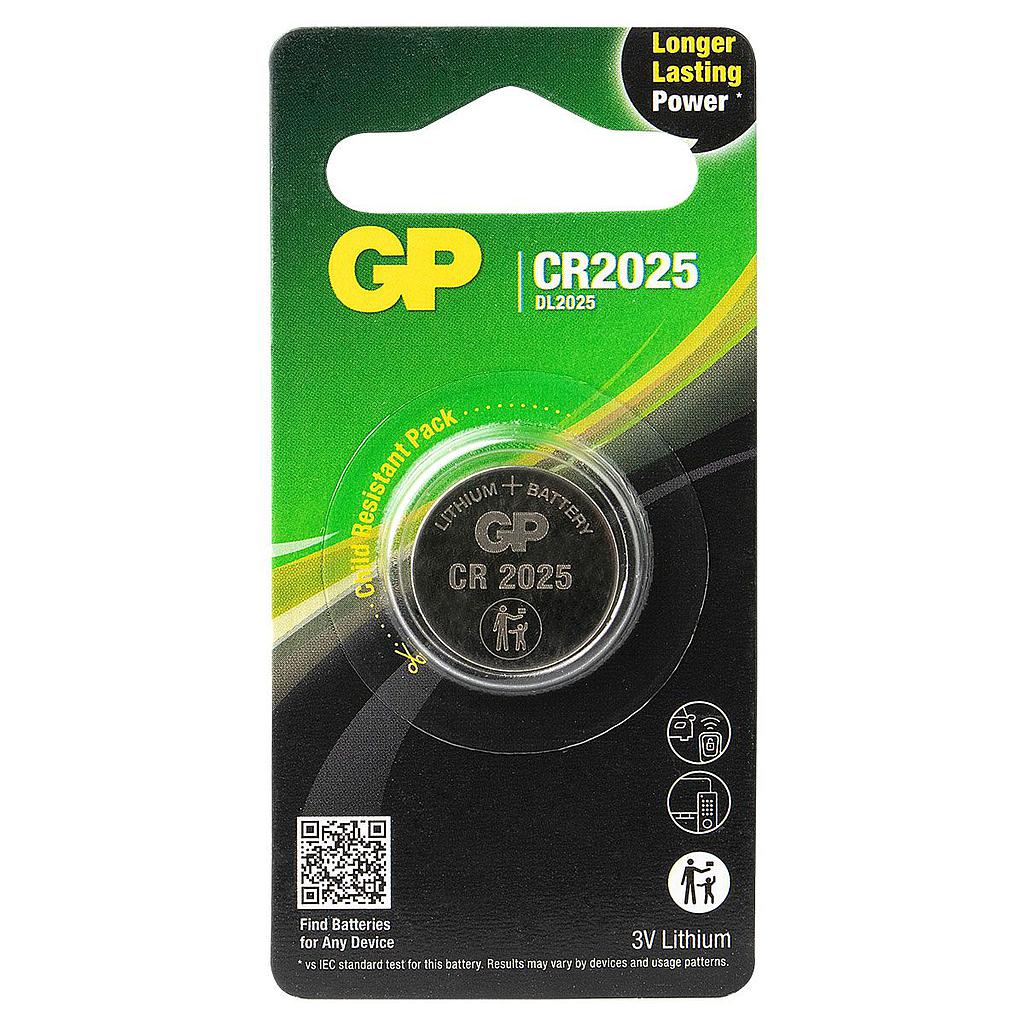 GP CR2025 LITHIUM 3V