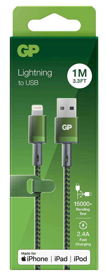 OPLAADKABEL GP CM1B MICRO USB 1M