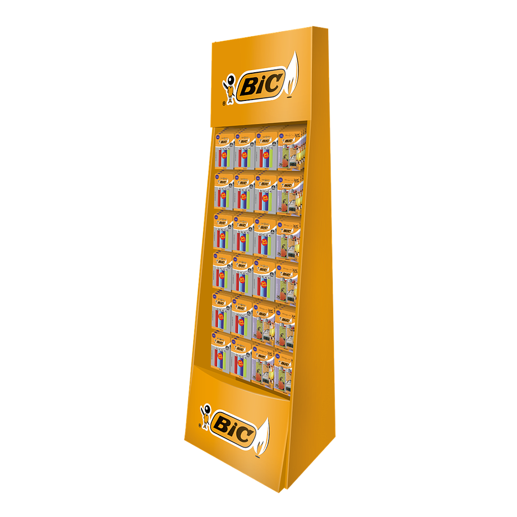 DISPLAY BIC CUTE & WILD LARGE BLISTERS