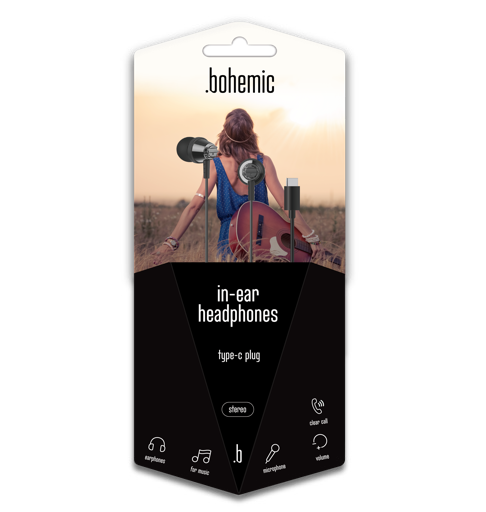 BOHEMIC HOOFDTELEFOON USB TYPE-C