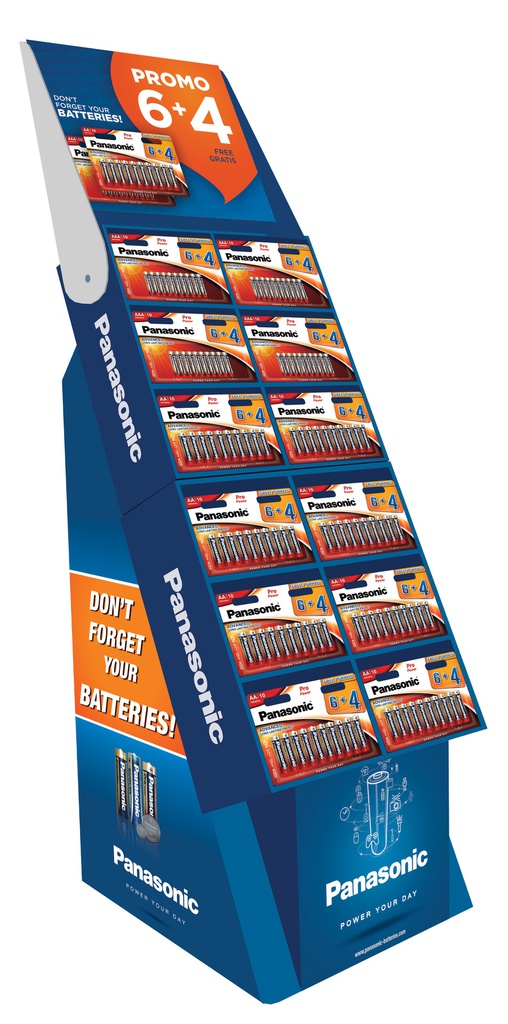 FLODIS EPS EVERYDAY 12W LR6 AA + LR03 AAA PROPOWER /10 (6+4)