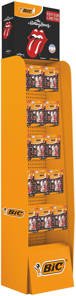 DISPLAY BIC ROLLING STONESX220