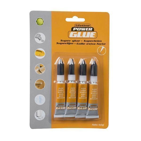 SUPER LIJM 3G 4 STUKS