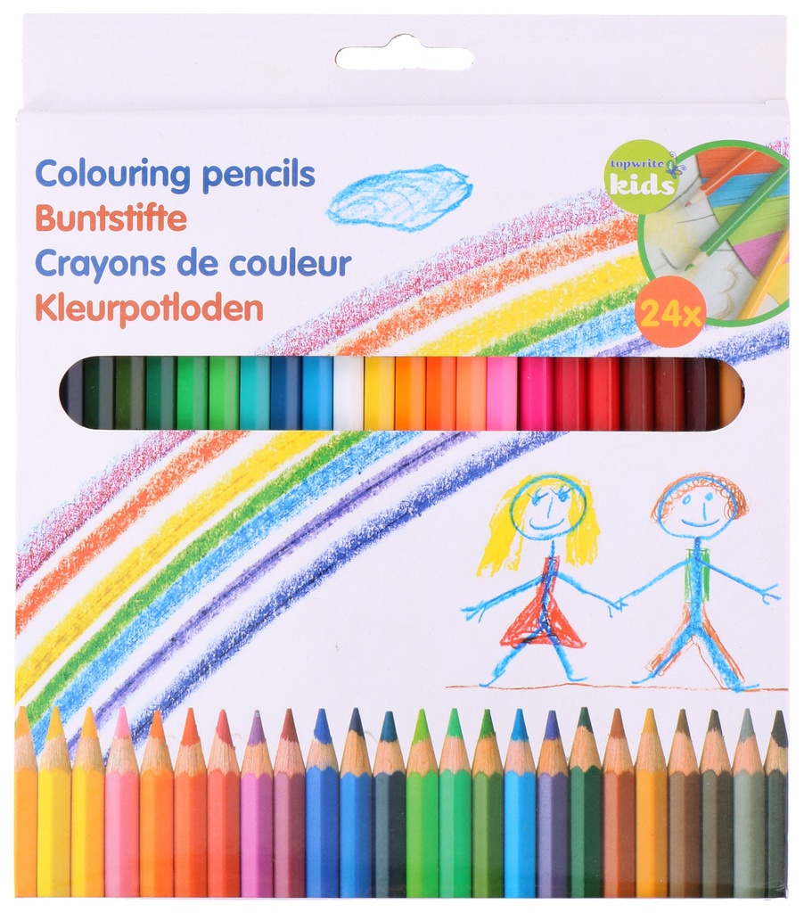 CRAYON DE COULEUR 24 PIECES