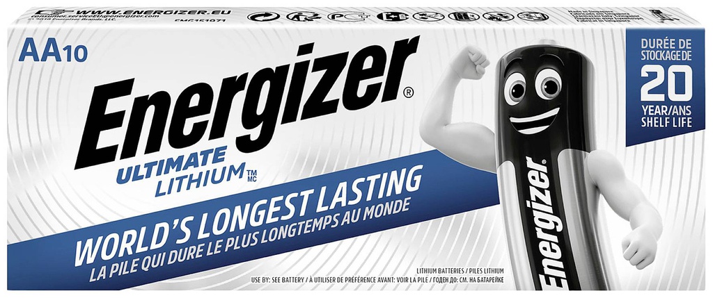 ENERGIZER LR6 ULTIMATE LITHIUM AA 1.5V /10