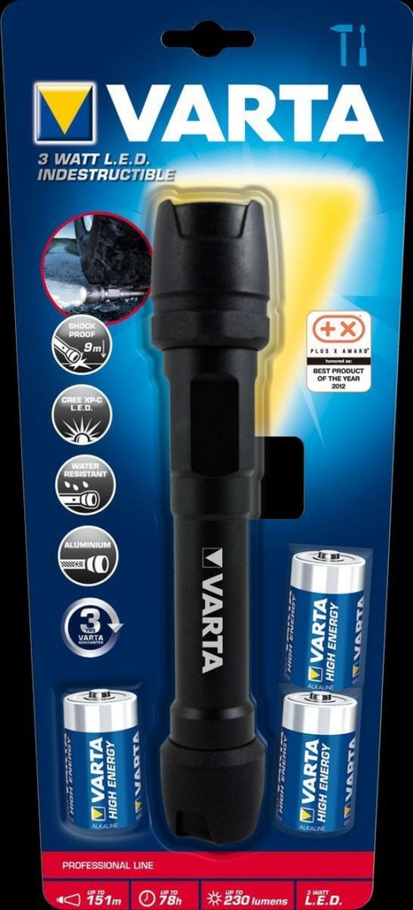 VARTA 18702 LED 3W LED INDEST. 3C INCL.