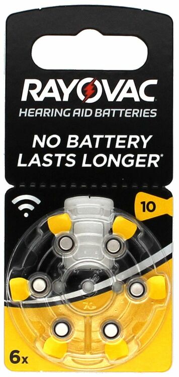 RAYOVAC 4610 Acoustic 10 BL6