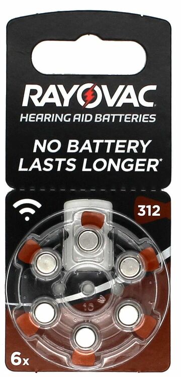 RAYOVAC 4607 Acoustic 312 BL6
