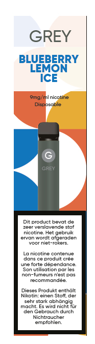 GREY BLUEBERRY LEMON ICE 9mg/ml