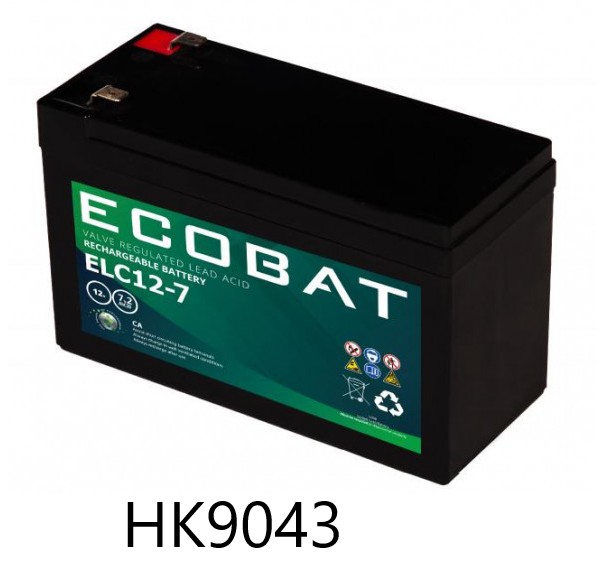 ECO ELC 12V 7AMP LEAD ACID AGM (151X65X101) FASTON