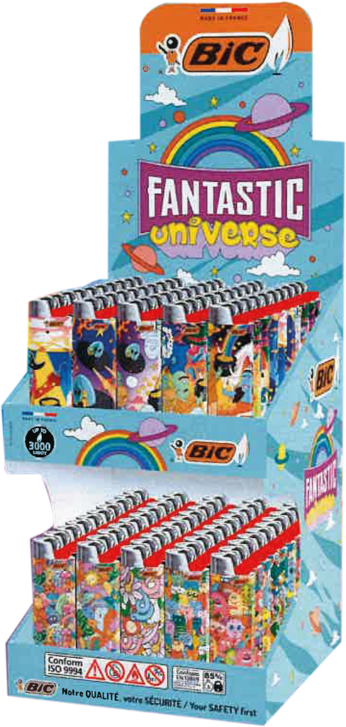 DISPLAY BIC FANTASTIC UNIVERSE 2XJ26