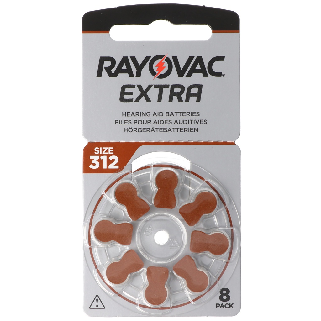 RAYOVAC EXTRA 312AUX-6XEMF /8