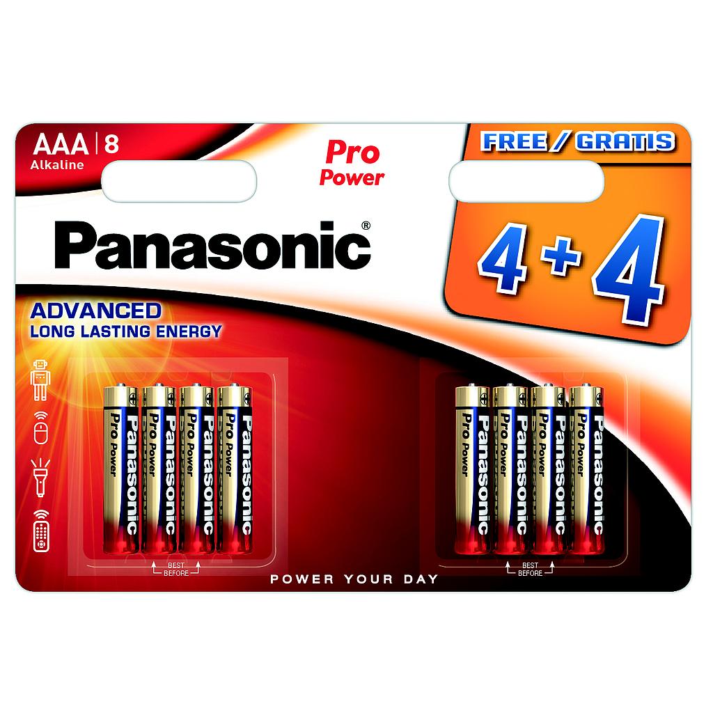 PANASONIC LR03 PROPOWER AAA /8 (4+4)