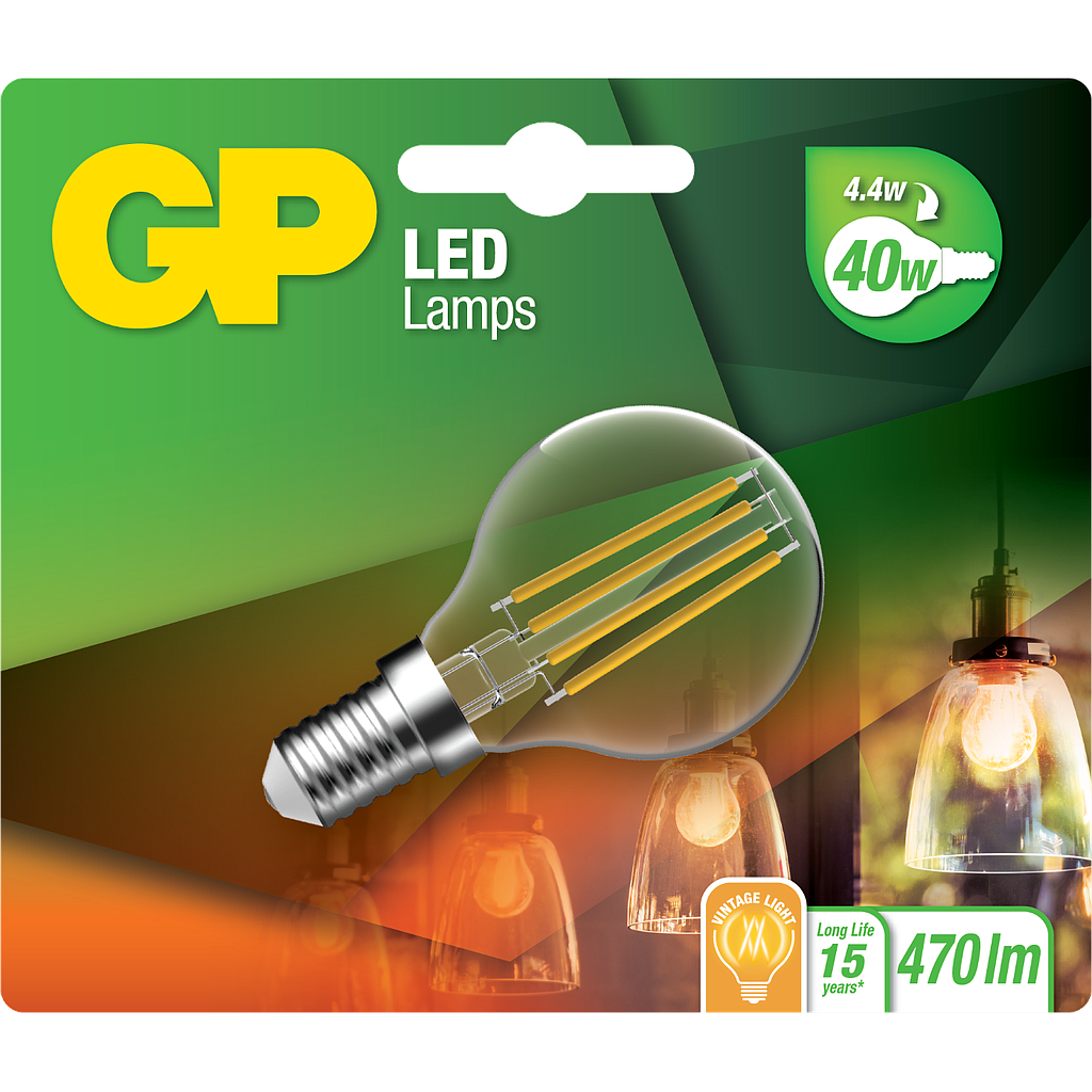 LED FILAMENT MINI GLOBE/ E14 / 4.4W 