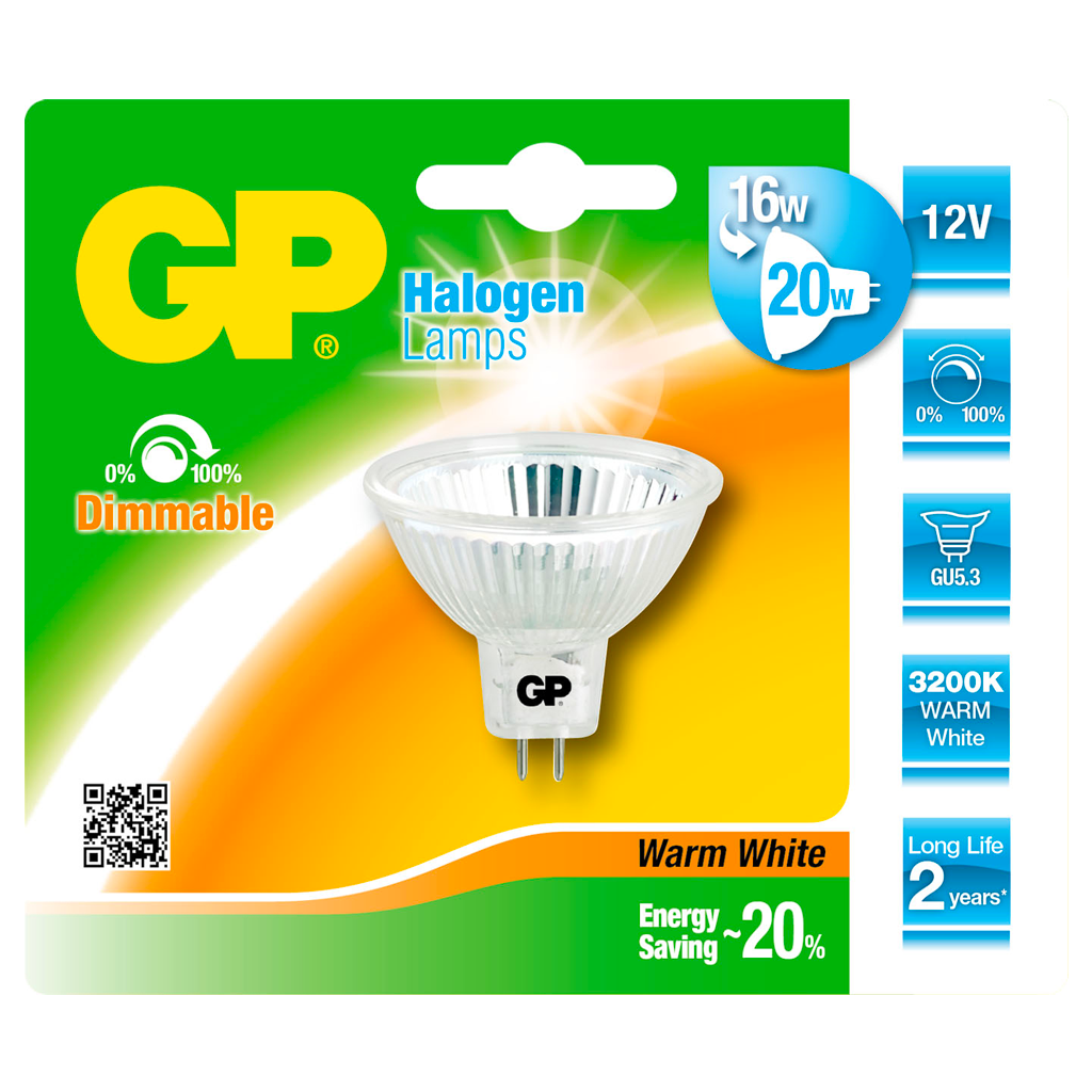 REFLECTOR MR16 GU5.3 16W-12V-36∞