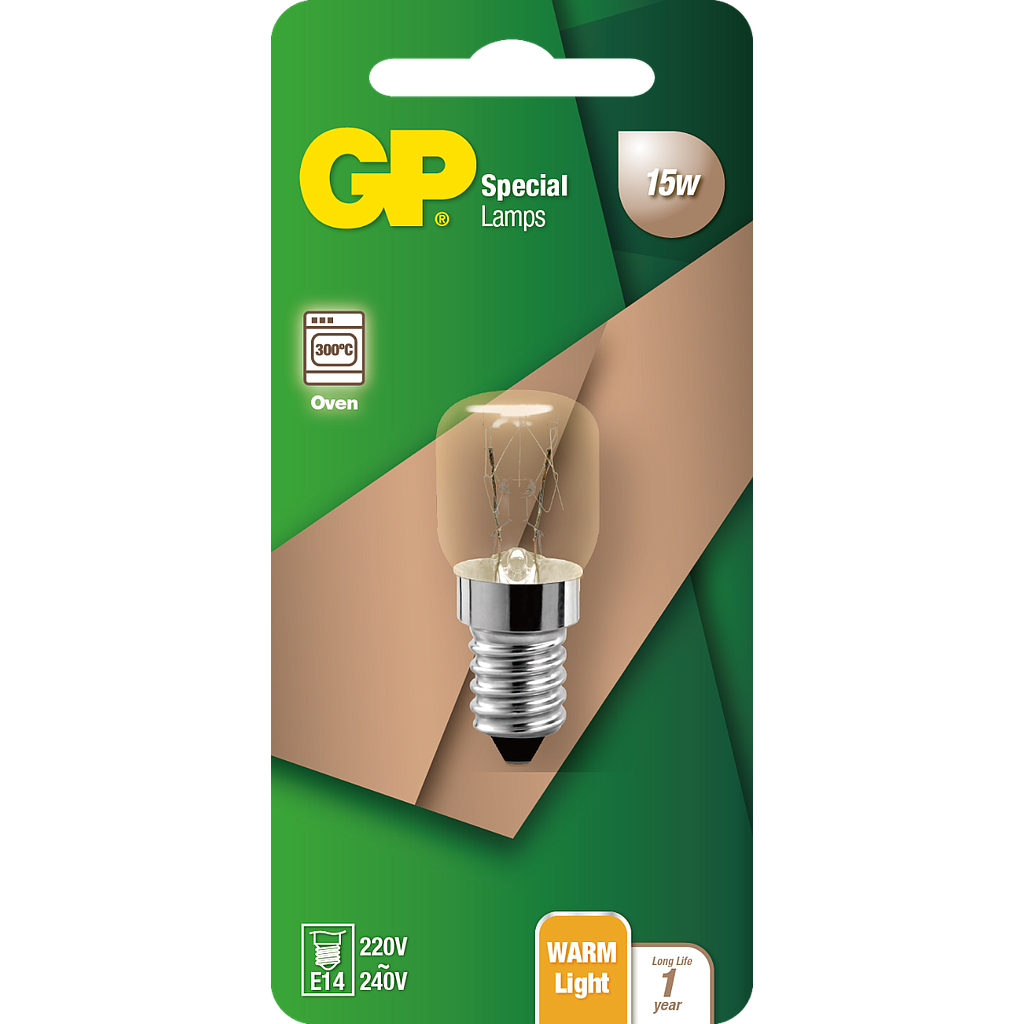 GP SL T22 OVEN E14 15W 230V
