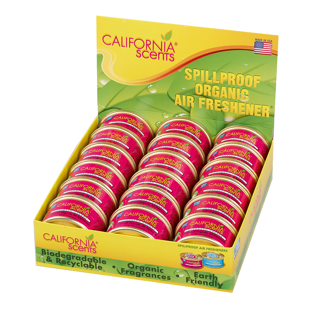 DISPLAY CALIFORNIA SCENTS 18 PCS CHERRY