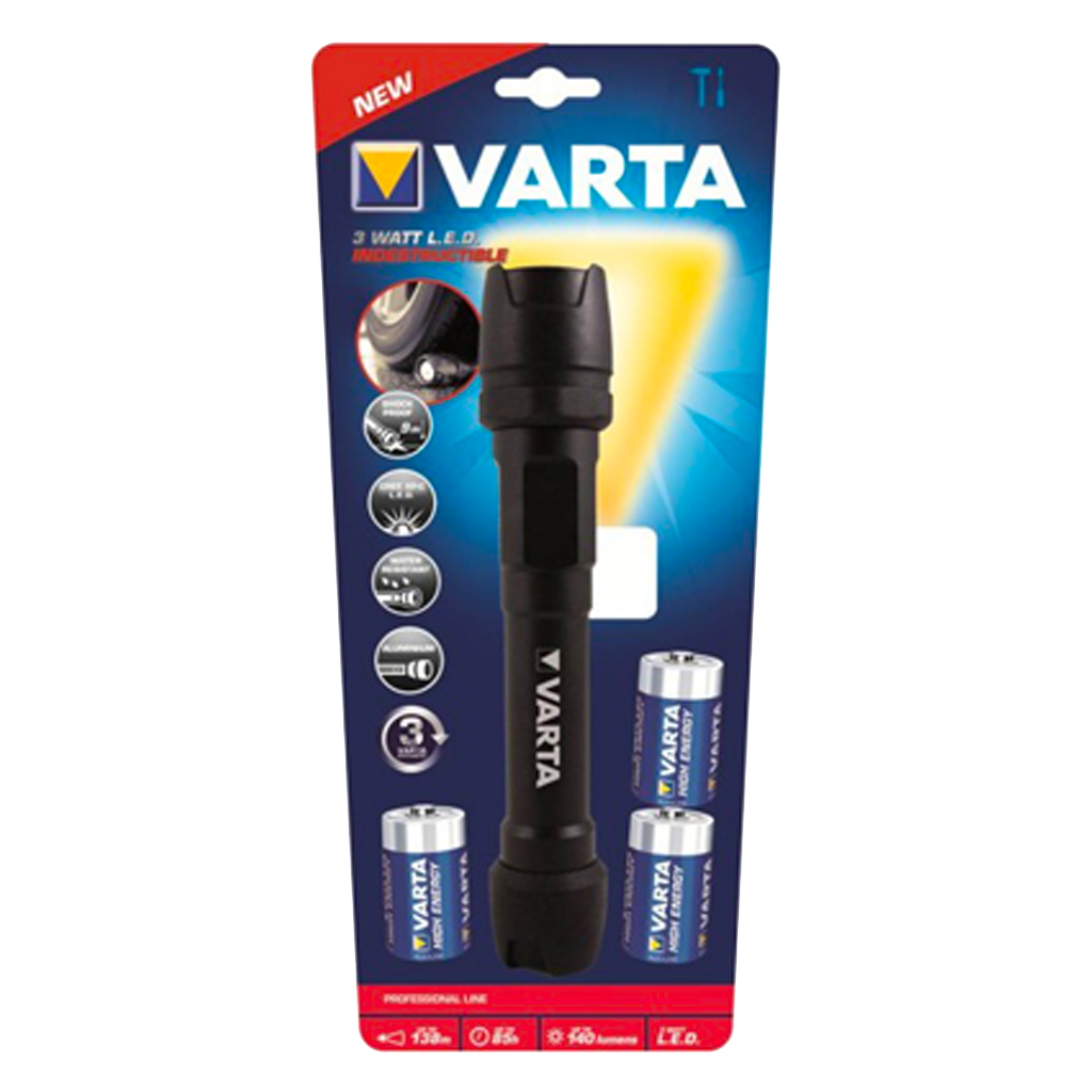 VARTA INDESTRUCTIBLE 3 WATT LED 3 C