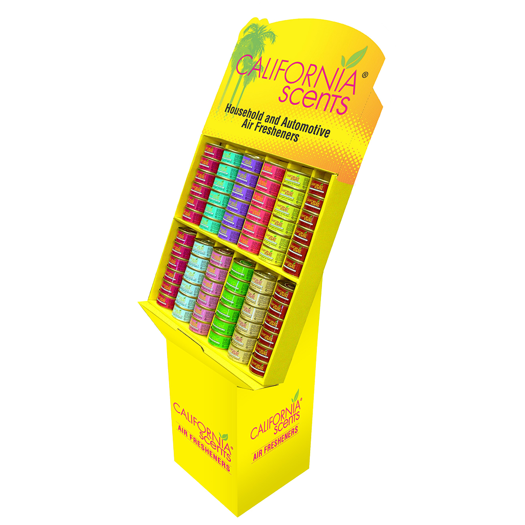 DISPLAY CALIFORNIA SCENTS 72 PCS