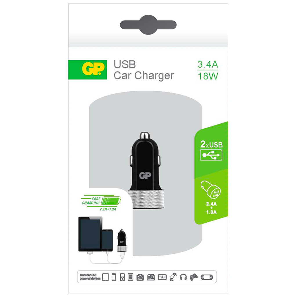 CAR CHARGER 1 x 2,4 A USB CC22