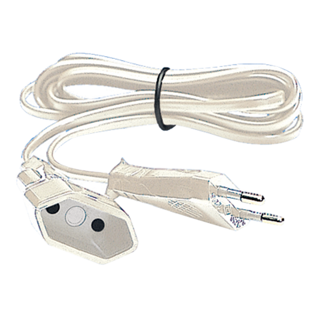 CABLE SECTEUR 5 M BLANC 