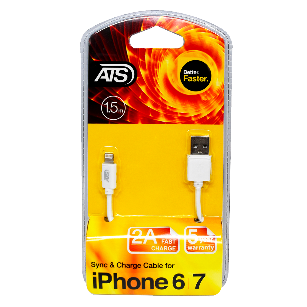 CABLE IPHONE 6 / 7  2A