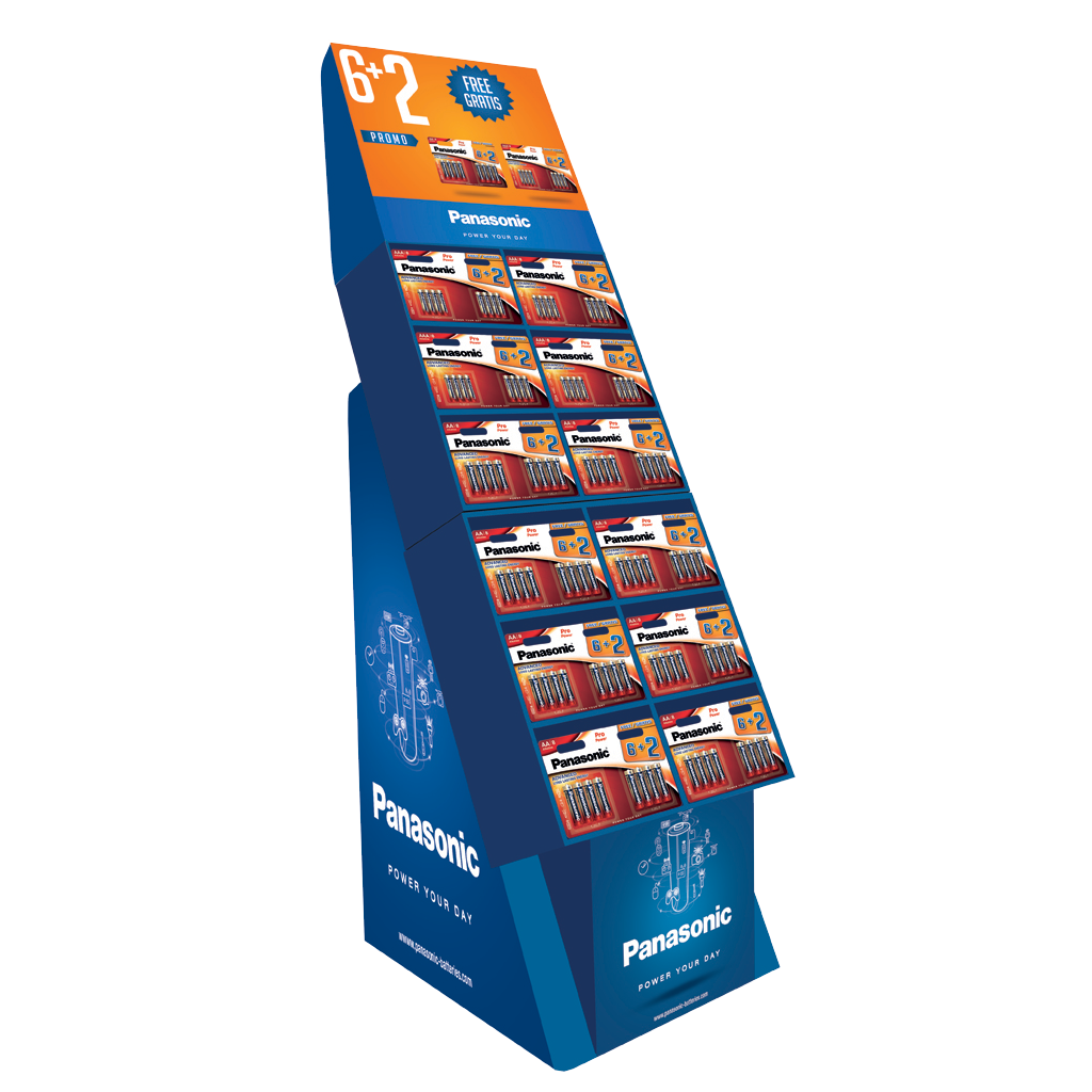 FLODIS 12WPU LR06 AA + LR03 AAA PROPOWER / 8BW 6+2