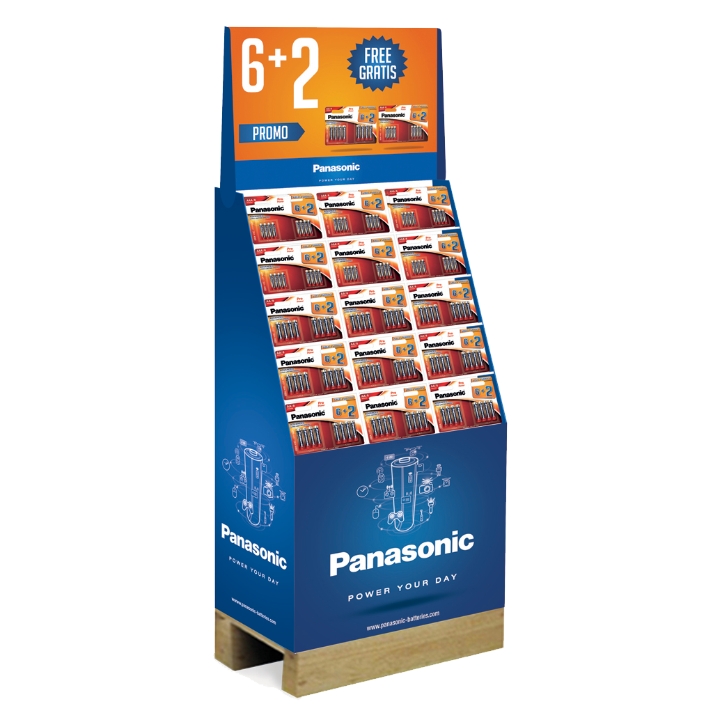 FLODIS 15W LR06 AA + LR03 AAA PROPOWER / 8BW 6+2