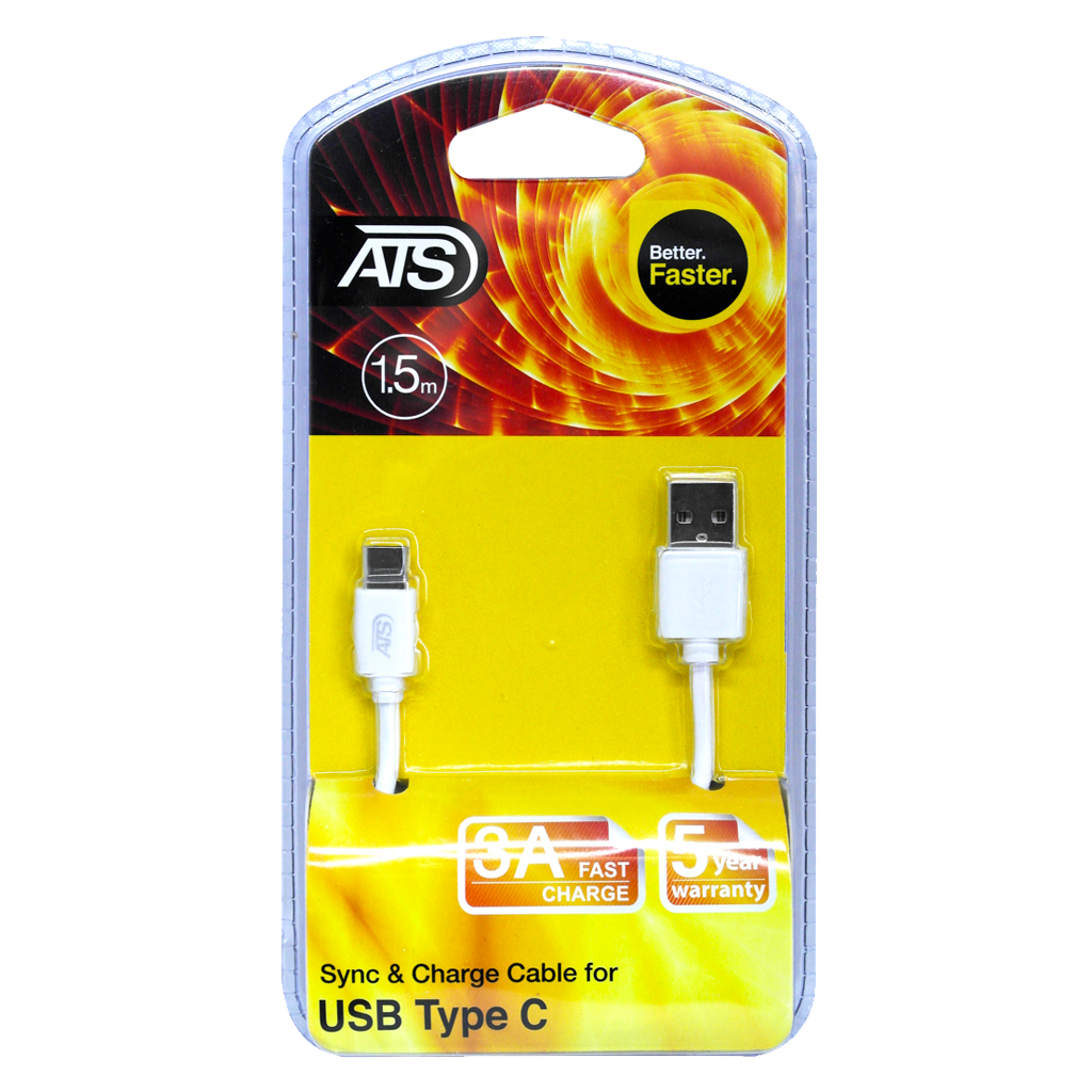 CABLE TYPE C 3A - 1,5M 