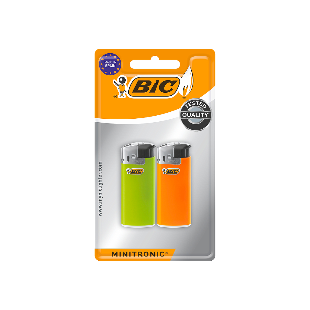 BRIQUET BIC J39 MINITRONIC BLISTER 2