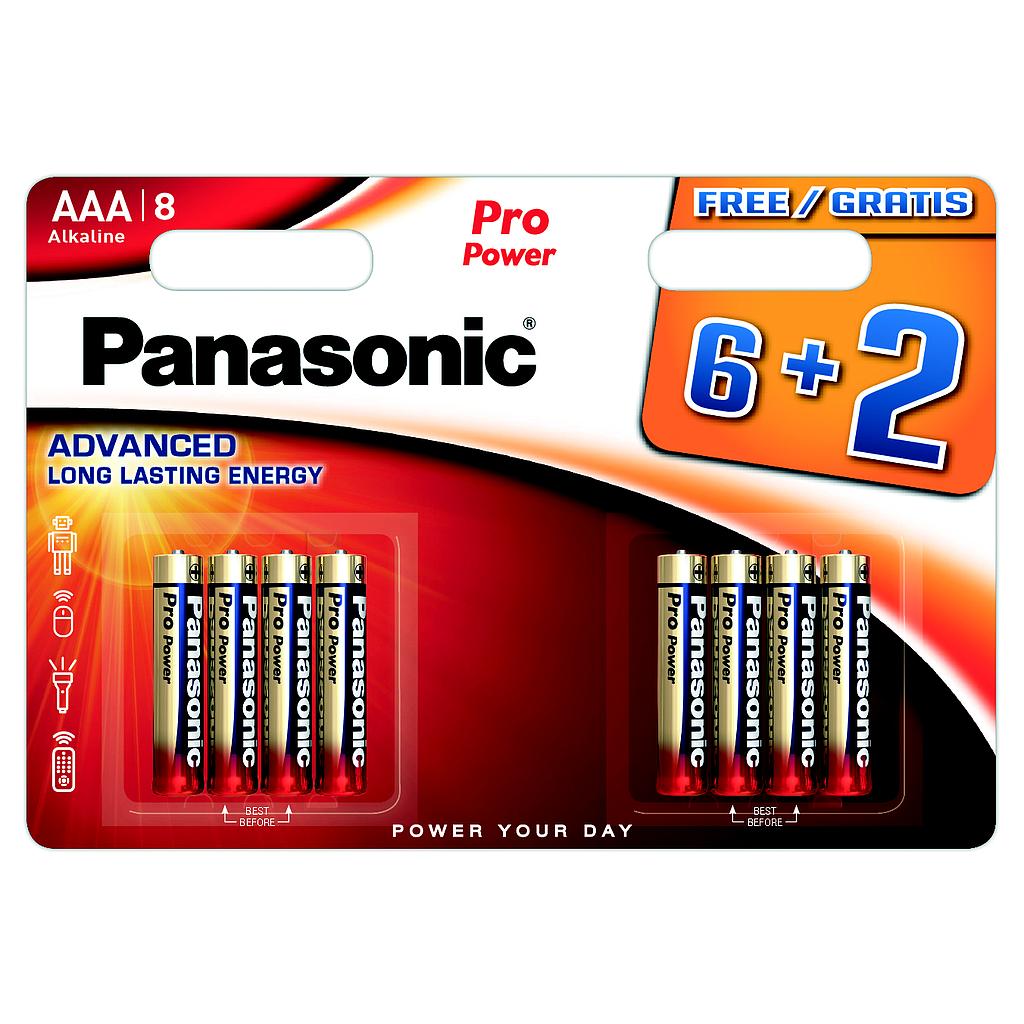 PANASONIC LR03 PROPOWER AAA /8 (6+2)