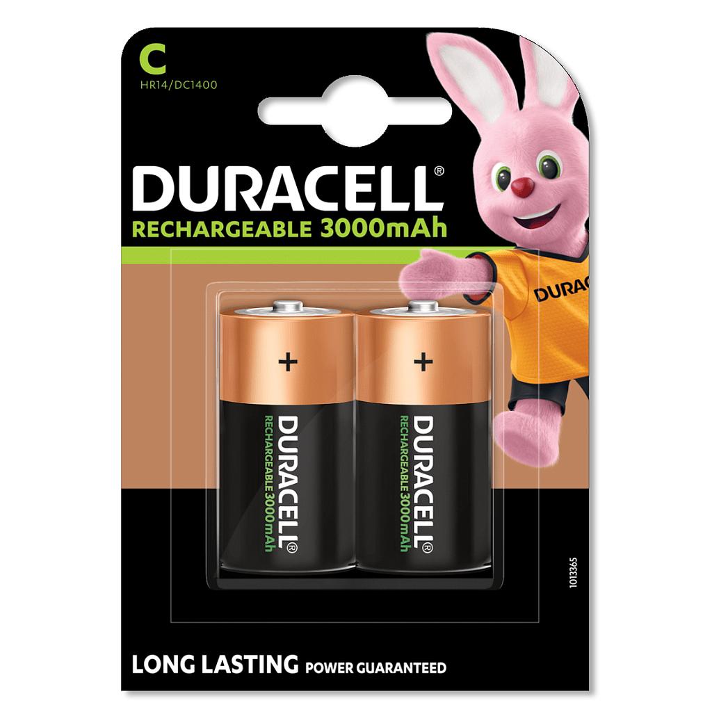 DURACELL RECHARGEABLE HR14 C 1,5V 3000mAh /2