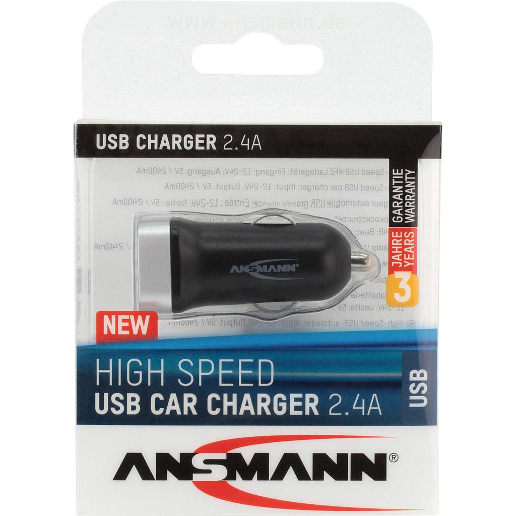 USB CAR CHARGER 1 POORT 2.4A**